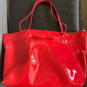 Kate Spade patent red bag purse